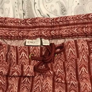 Stretch shorts with drawstring